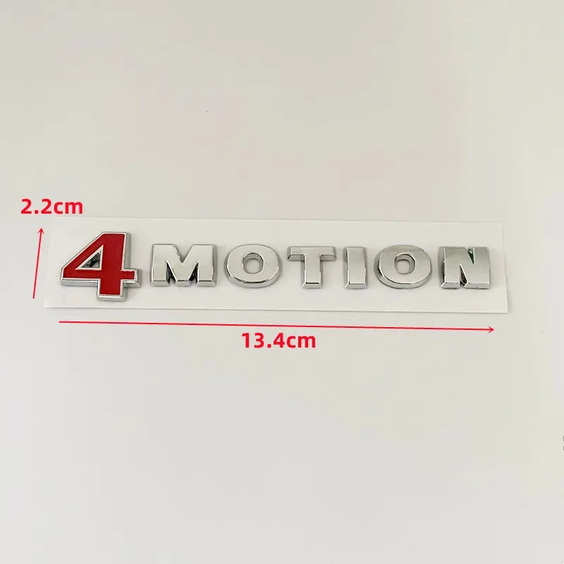 3D ABS Letters For Car  Passat B6 Polo Tiguan Touareg Golf MK4  4 MOTION Sticker 4MOTION Emblem Badge Accessories