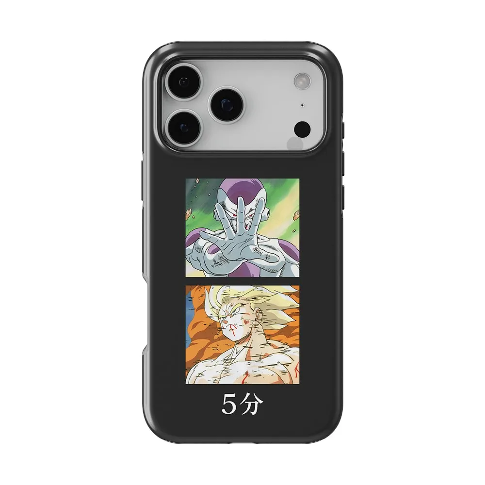Luxury Clmj Cool Goku Anime Dragons Balls  Phone Case for iPhone 17 17e 16e 16 15 14 13 12 11 Air Pro Max Plus Double-layer view 3