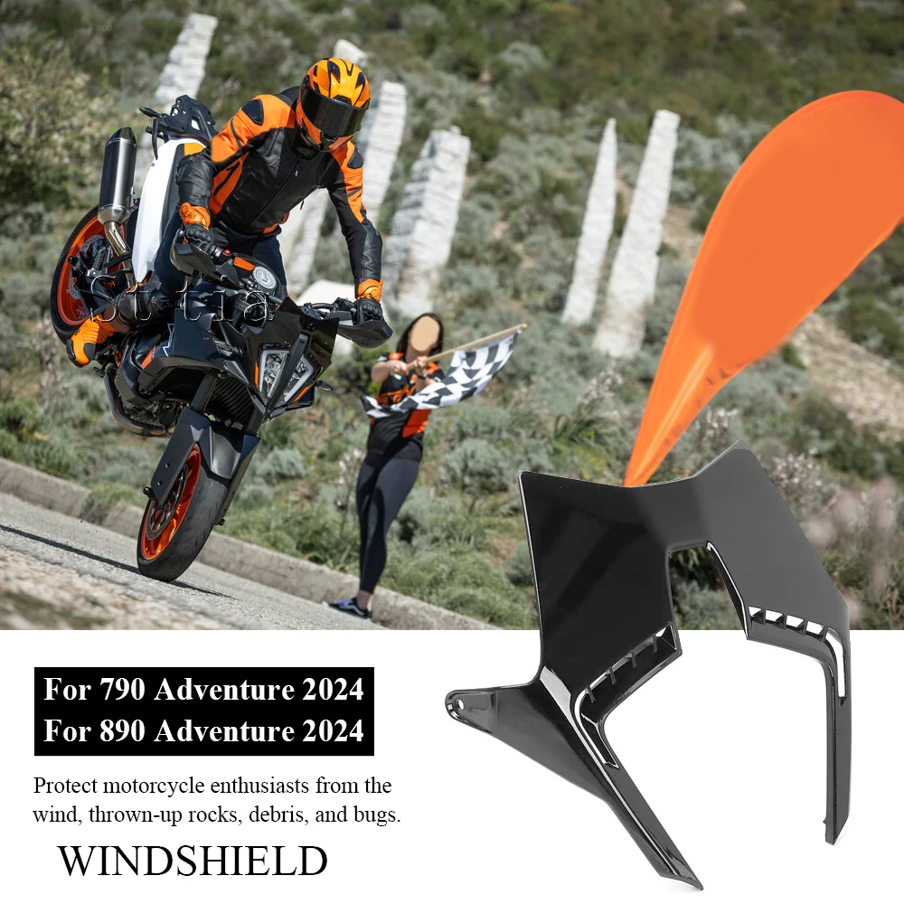 

For KTM 790 Adventure Adv 890 ADVENTURE ADV 2024 New Motorcycle Windscreen Windshield Wind Deflector Flyscreen Accessories
