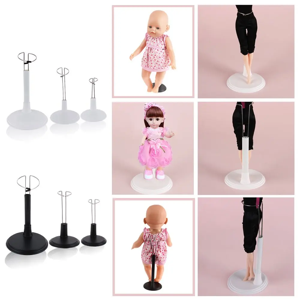 Soporte de Metal ajustable para muñeca, accesorios para casa de muñecas, exhibición de tienda de juguetes