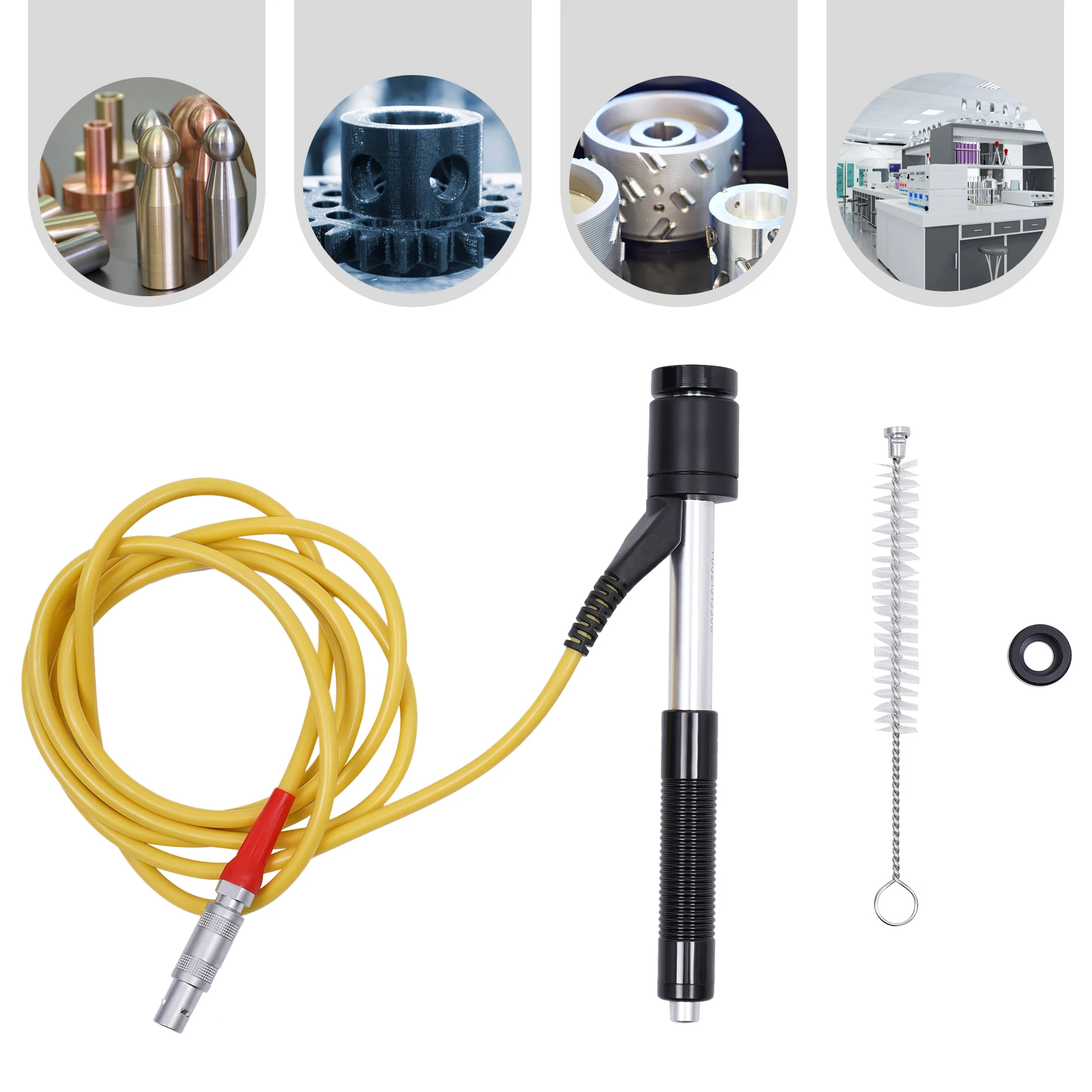 

D-Type Impact Device w/ Connection Cable for Testing Workpieces Hardness up to 940HV and Materials Research