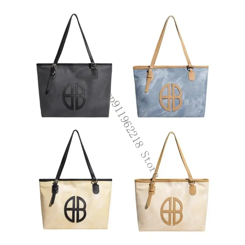 

Elegant Slouchy PU Bag Purse Women's Large Capacity Underarm Shoulder Bag For Office College And Vacation Daily Use 066F