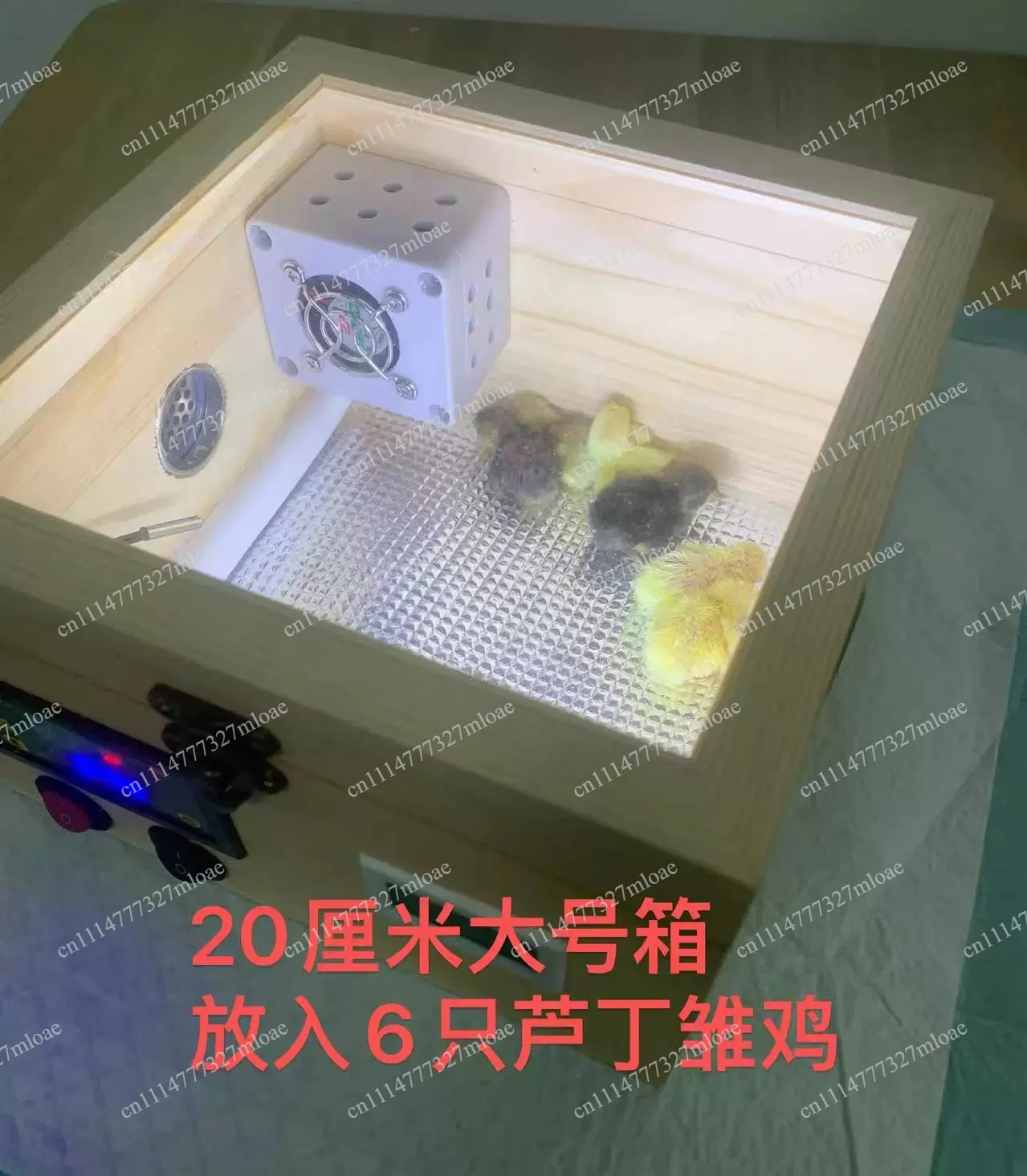 Parrot Breeding Box Solid Wood Warm Wind Temperature Control Reptile Terrarium Smart Thermostatic Bird Cage Reptile Incubator
