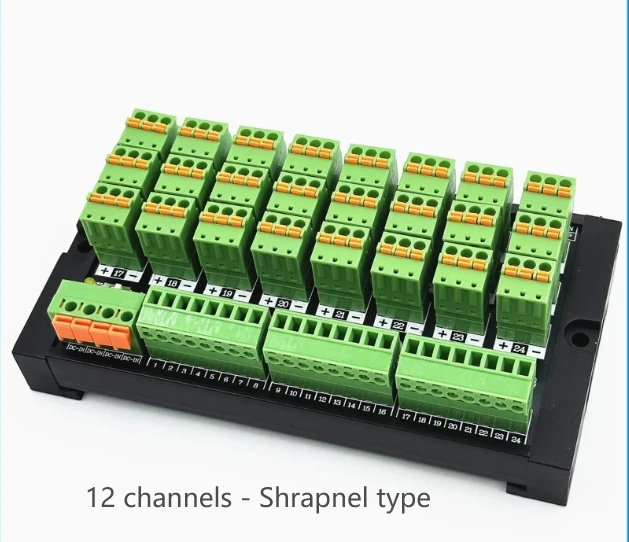 PLC Sensor Terminal Block 2-wire 3-wire 4/8/12/16 Channel NPN/PNP Input Photoelectric Proximity Switch