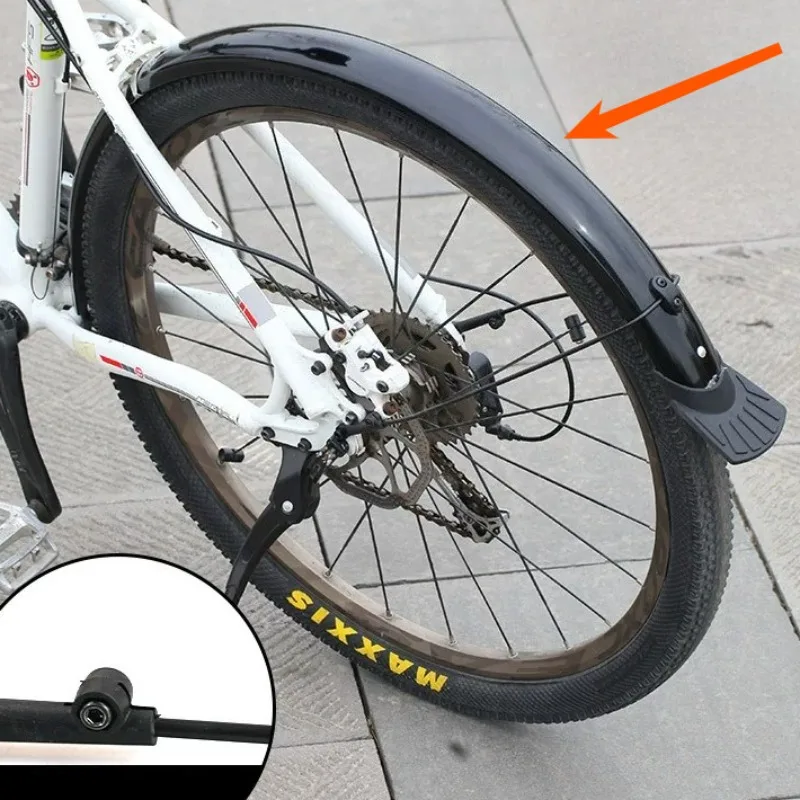 Full‑Cover Waterproof Bicycle Fenders 27.5 Inch Extended Mudguard Mountain Bike Water Shield Mud Shell Easy Clean Riding Parts