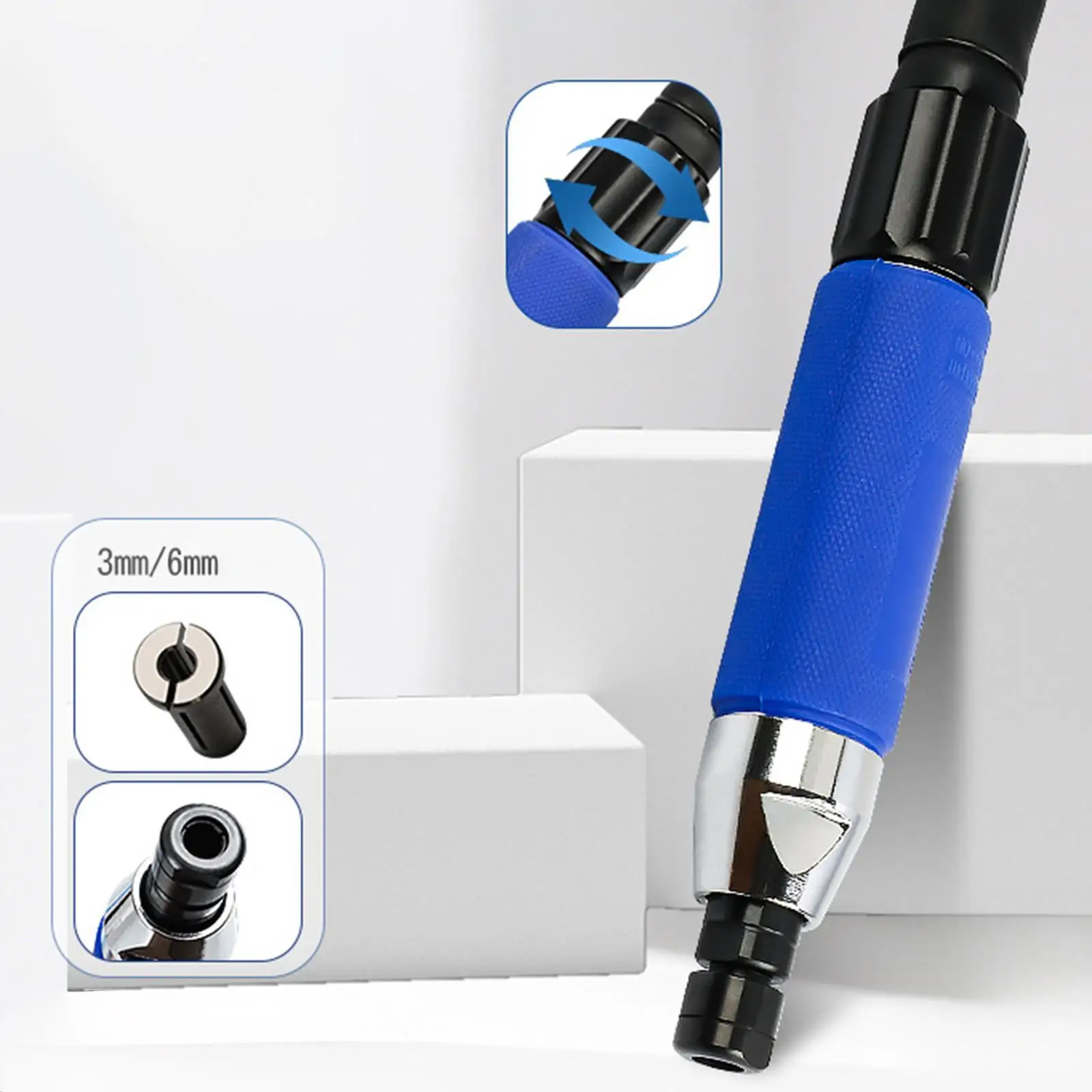 Air Powered Micro Die Grinder Micro Air Grinder Kit Utility High Performance Easy to Install Multipurpose Handheld Polisher