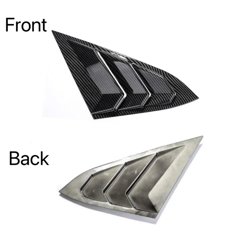 Rear Side Window Louvers Air Vent Cover For Honda Civic 10th Gen Sedan 2016 2017 2018 2019  2020  Car Accessories