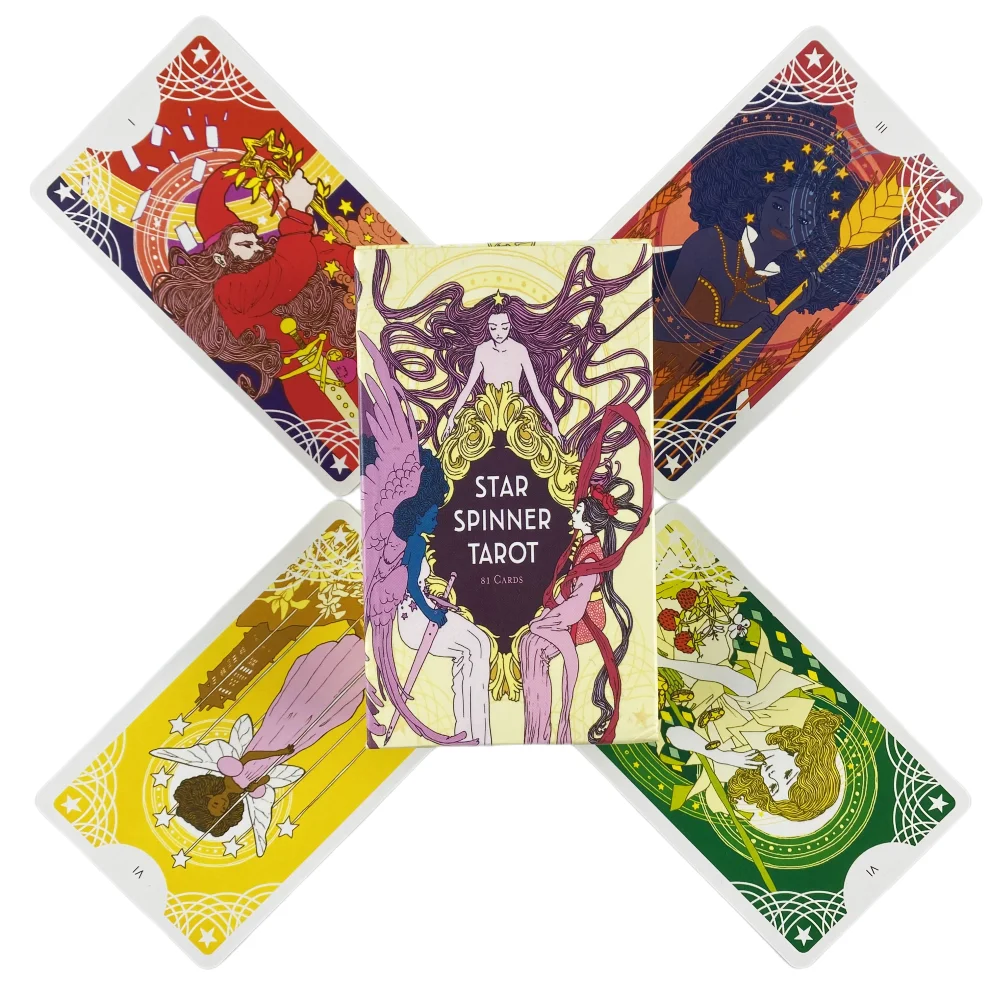 Star Spinner Tarot Cards A 81 Deck Oracle English Visions Divination Edition Borad Playing Games