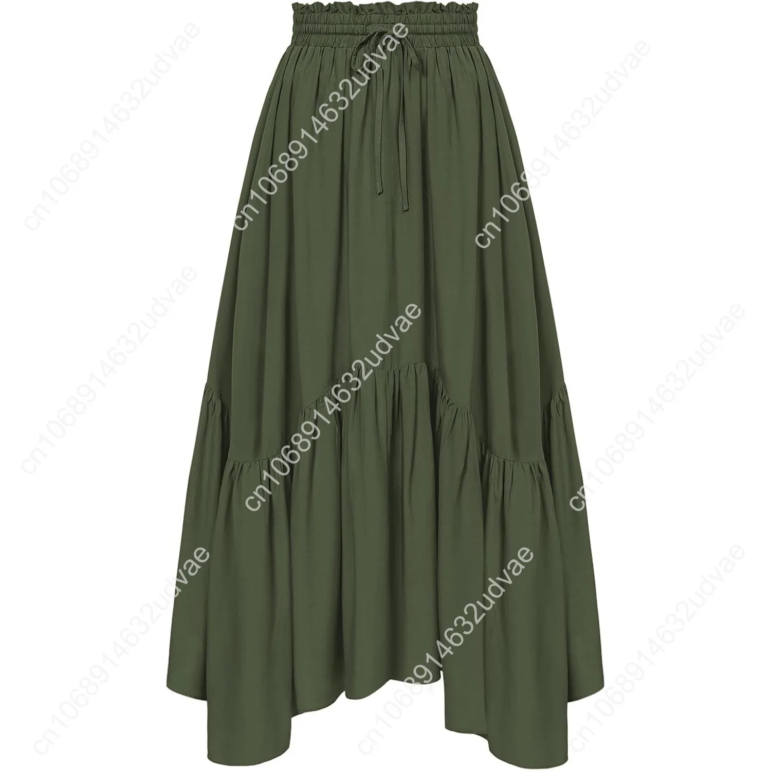 

Scarlet Darkness Maxi Skirts for Women High Waist Renaissance Skirt Long Skirt with Pockets