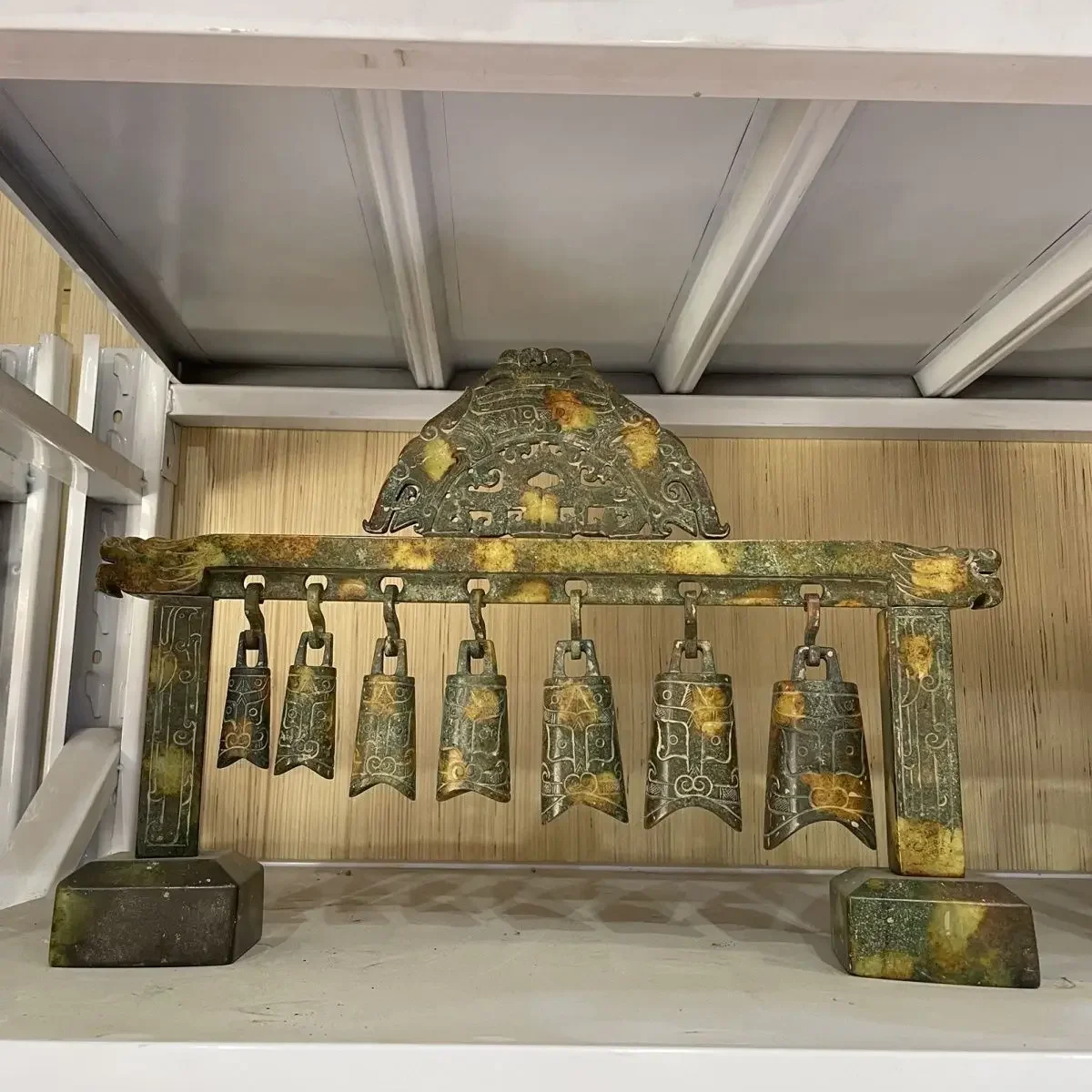 Ancient Collection Hetian Laohongshan Cultural Chime Ornament Collection Ornament