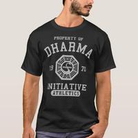 DHARMA Initiative 1977 TV Show LOST printed cotton t shirt tee