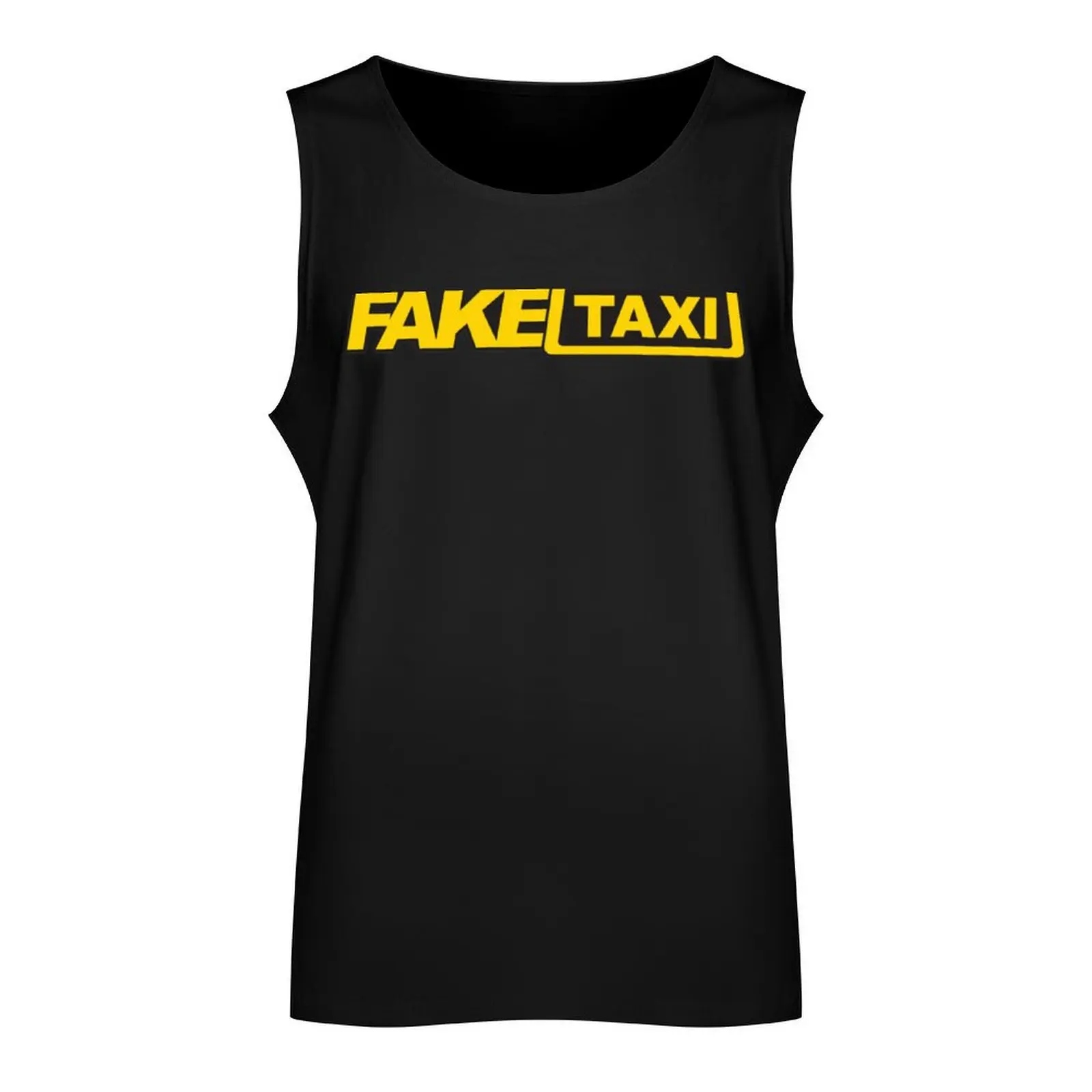 Fake taxi Tank Top Men gym sportswear gym clothing men Men's gym t-shirt t shirts