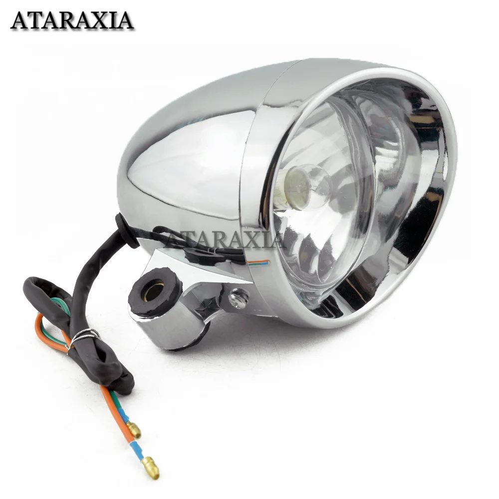 Motorcycle Front Headlight LED Bulbs Super Bright Driving Headlamp Dustproof Waterproof Motorbike Daytime Running Fog Light