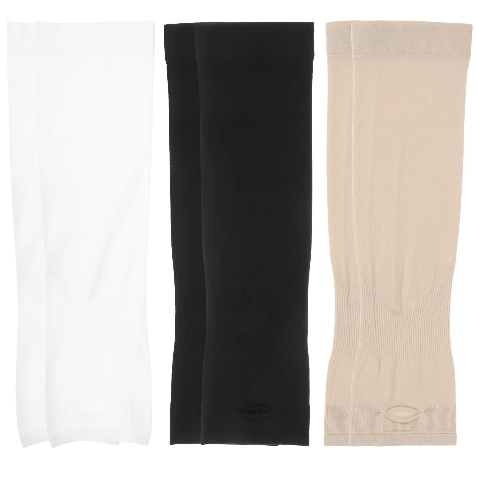 

3 Pairs Cooling Cuff Arm Guard Women Sleeve Outdoor Sun Protector Arm Cover Cycling Driving Running Golf Fishing Boating