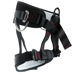 Climbing Harness Safety Belt Aloft Work Mountaineering Bust Seat Cinch Sitting Polyester