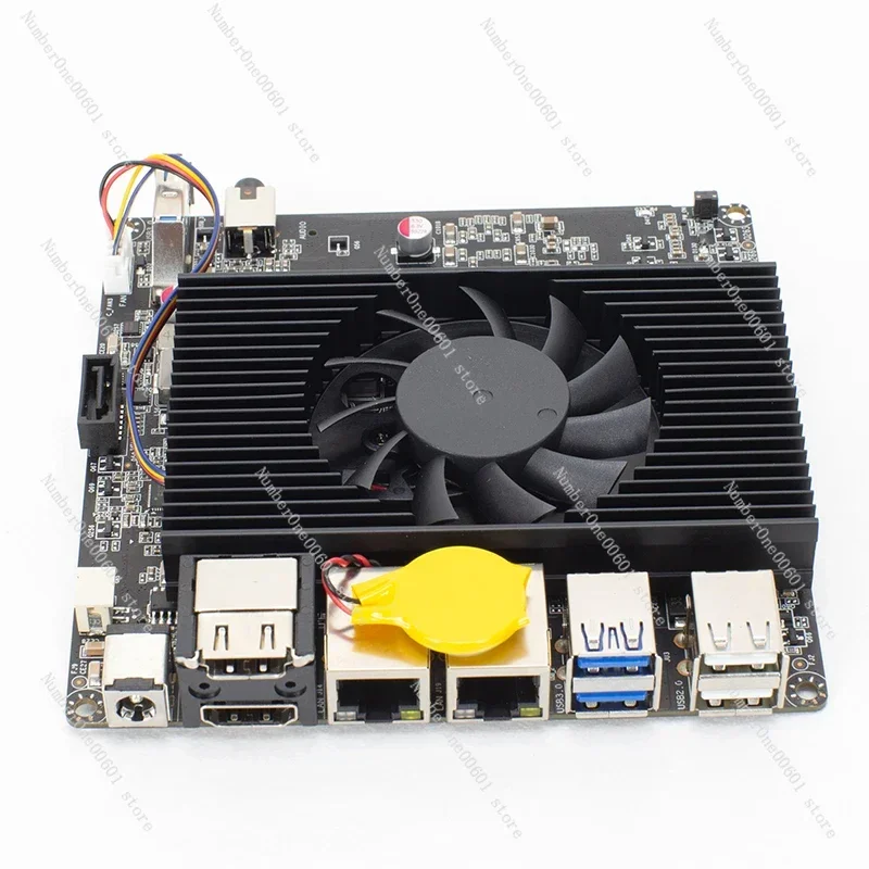 Para AMD Ryzen 4700U/4800U/5825U Mini ITX nano placa principal de control industrial puerto de red Dual alta definición