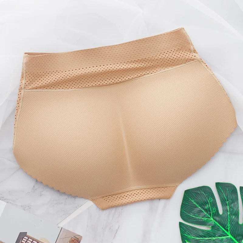 Lady Middle waist Sexy Padding Panties Bum Padded Butt lifter Enhancer Hip Push Up Panties Underwear Seamless Panties Buttocks