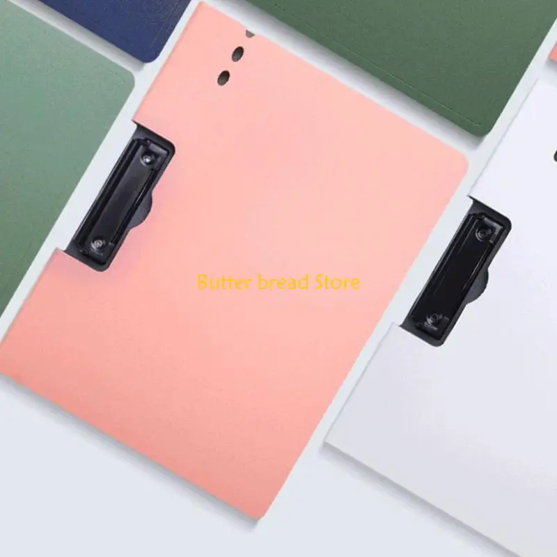 

W89C Standard Size Flipping Clipboard Folder With Metal Clip File Organiser wth Writing Board For School Office 12.6x9.25In