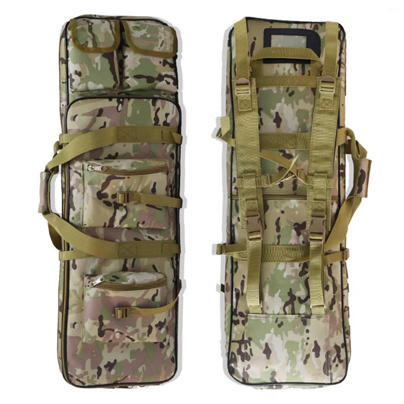 Mochila de caza táctica para francotirador, Rifle de Airsoft, bolsa de transporte cuadrada, funda protectora para pistola de Paintball, 81cm, 94cm y 115cm