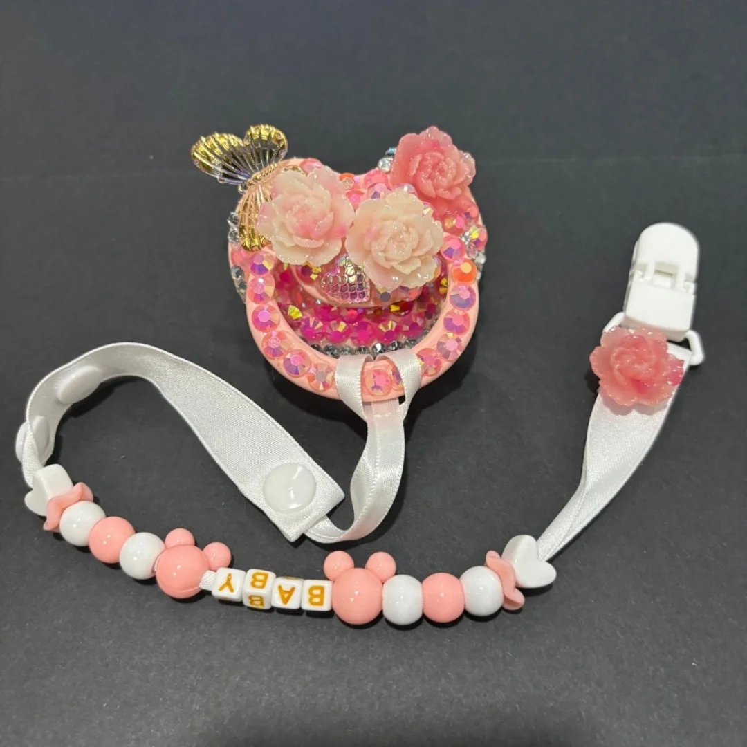 Custom Cute Handmade Adult Pacifier clip Anxiety Stress Relief Soothe Comfort Sleep Aid Kawaii Big Adults Unisex Calm Relax Gift