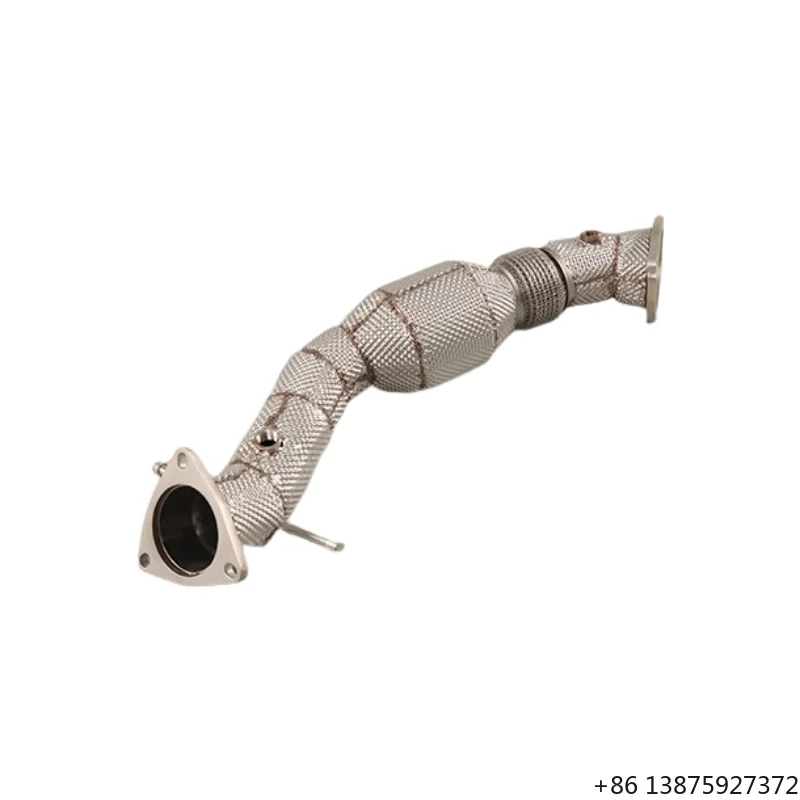 

Stainless Steel for Range Rover Sport 3.0T Downpipe Front Tube Exhaust Pipes With Heat Shield Cars Accessories