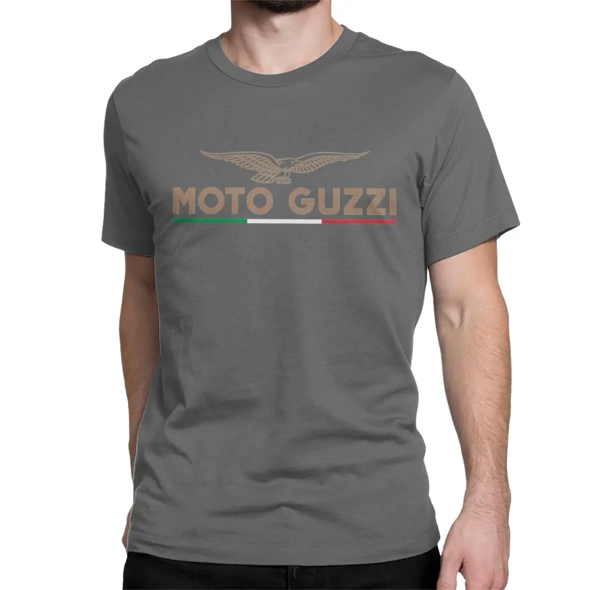 Men Women\'s T-Shirt Moto Guzzi Eagle Logo Adhesive Emblem 100% Cotton Tee Shirt Short Sleeve T Shirt O Neck Tops Plus Size