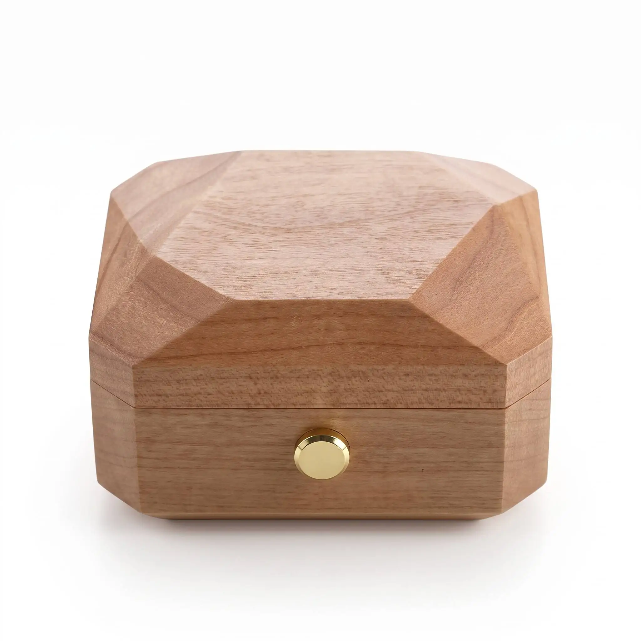 (Tune:anastasia music box)  Geometric cherry wood music box  Valentine's Day Christmas New Year Gift
