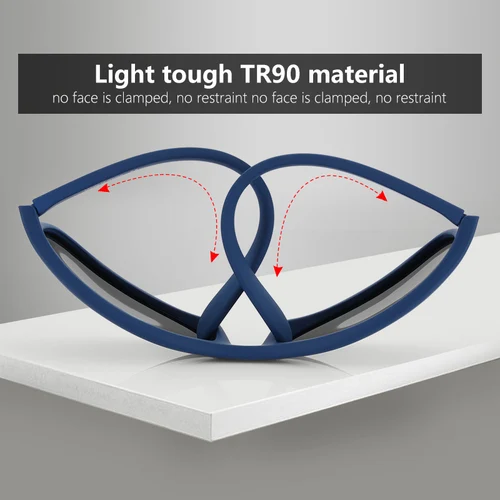 Imagen 2 del producto ZENOTTIC TR-90 gafas de sol polarizadas flexibles para hombre, gafas de sol para deportes al aire libre UV400, gafas de sol para pescar y conducir, gafas de sol