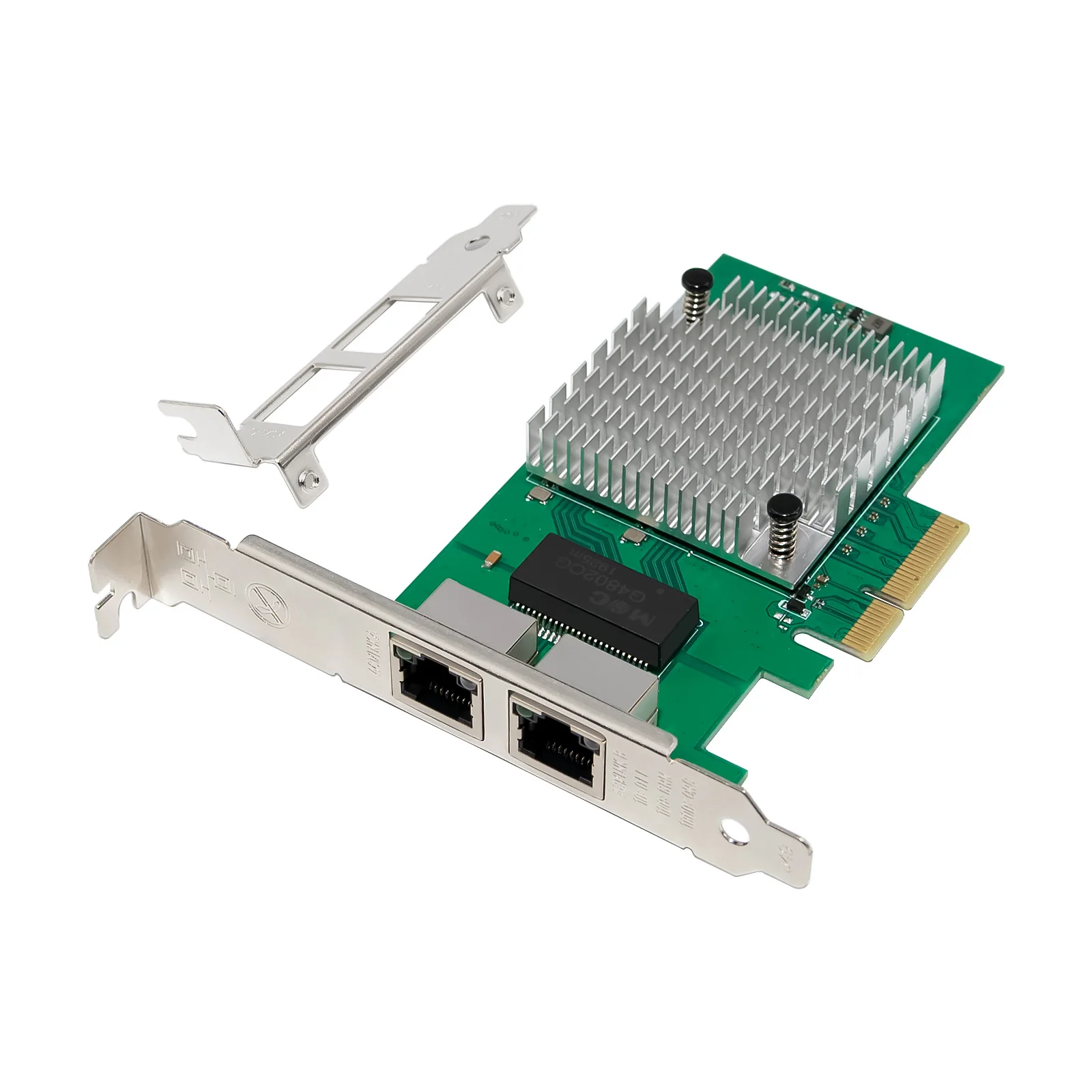 SUNWEIT ST7258 PCIe Dual Port 2.5G Ethernet NIC Intel I225-V Produto Externo em Estoque