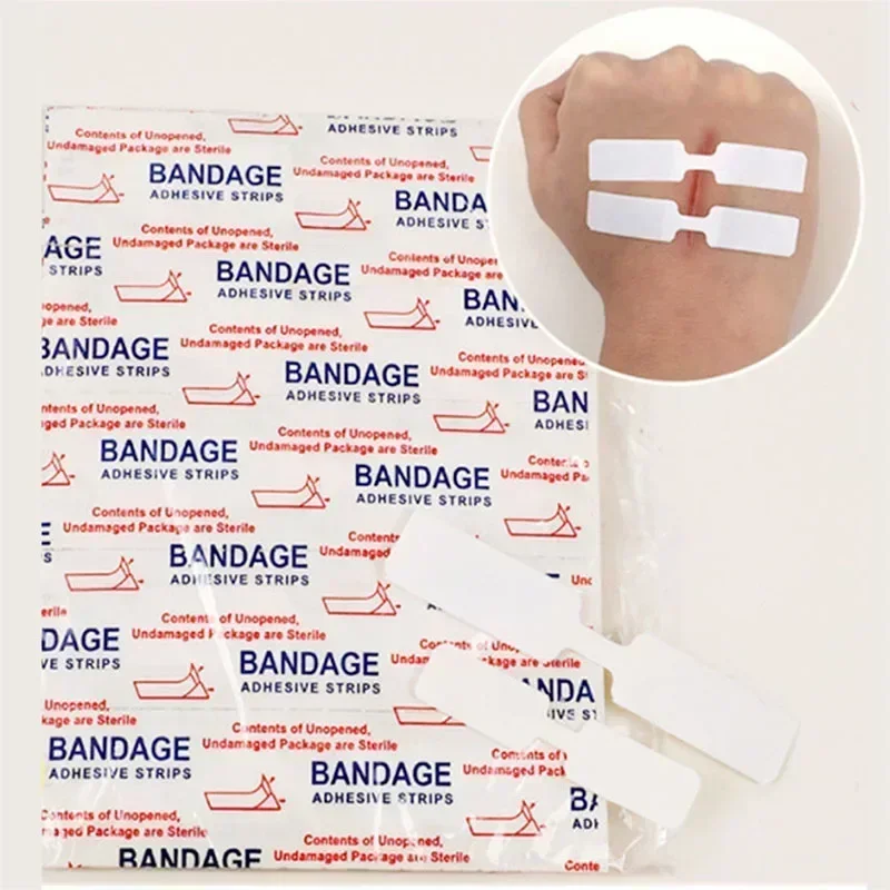 10PCs/Bag Waterproof Band Aid Butterfly Adhesive Wound Closure Band Aid Emergency Kit Adhesive Bandages First Aid Kit Tactic