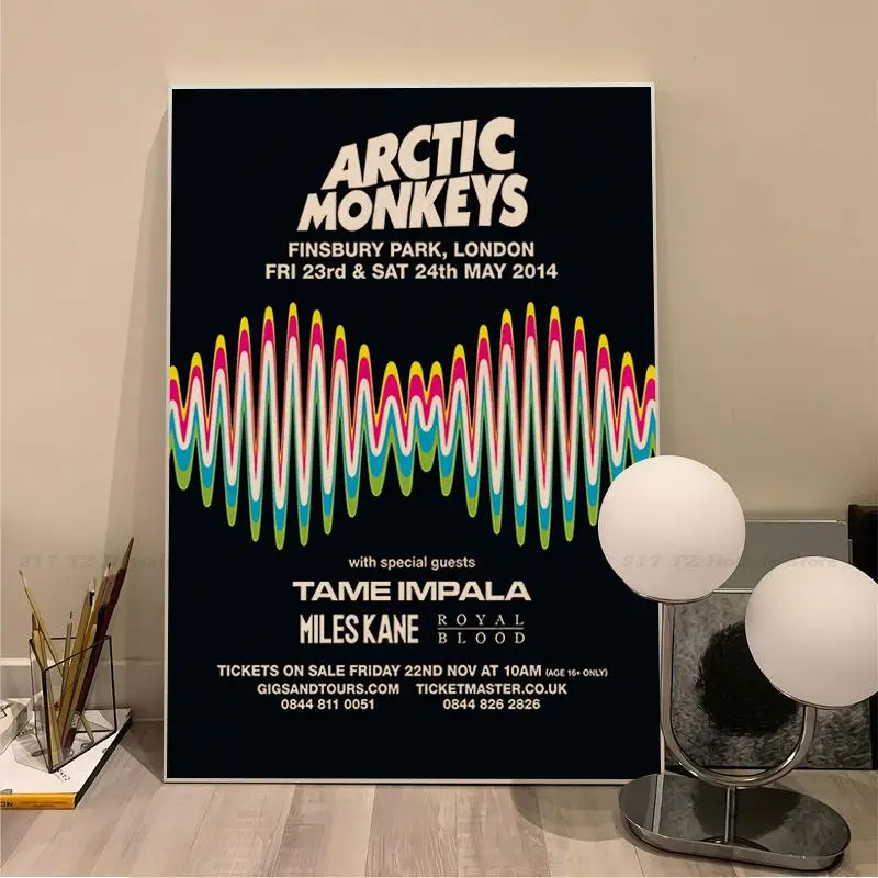 Rock Band Arctic Monkeys Good Quality Prints And Posters Kraft Paper Sticker DIY Room Bar Cafe Kawaii Room Decor