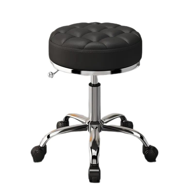 

Stool pulley rotating lift round stool makeup stool manicure barber chair bar stool big work stool hair chair