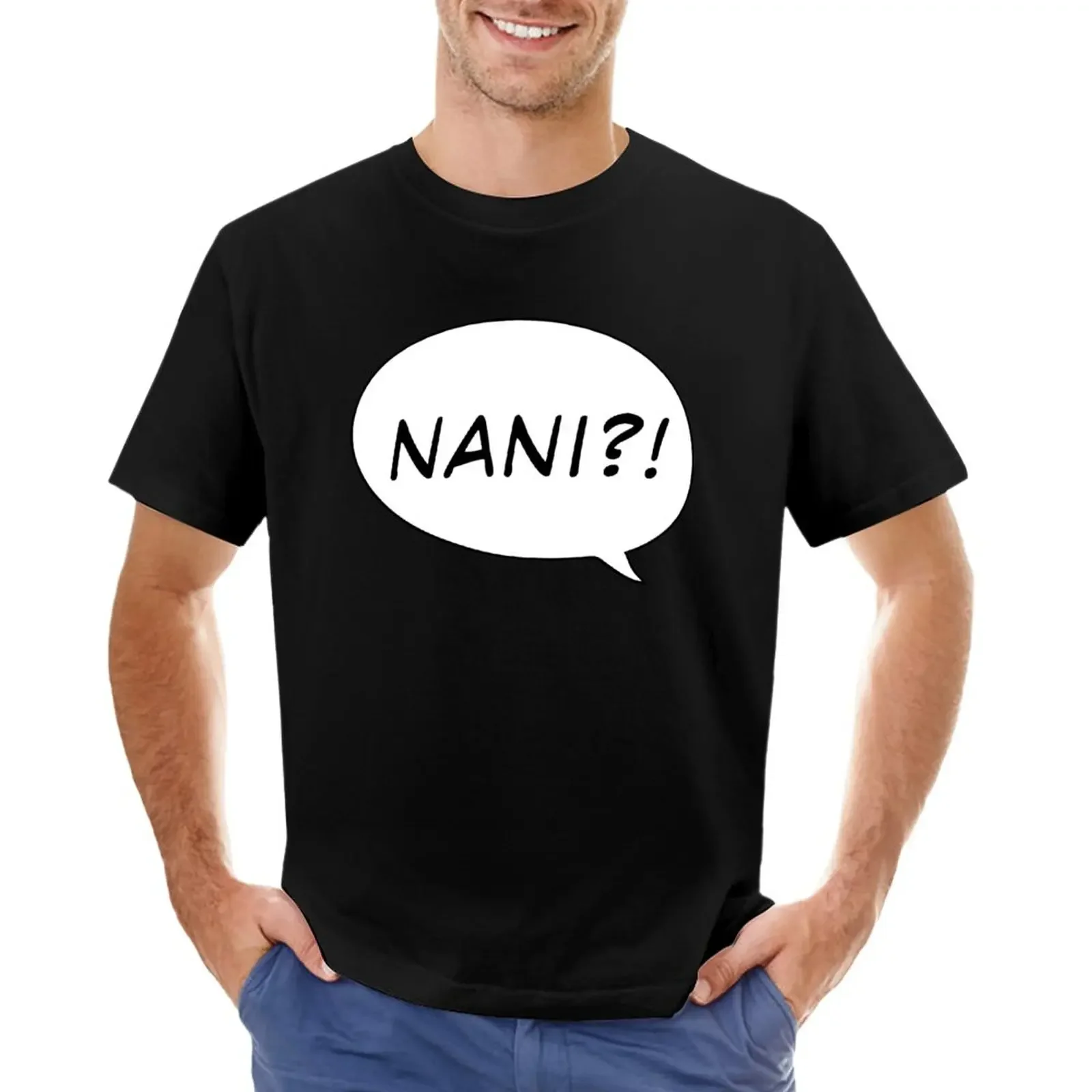 NANI?! T-Shirt cute clothes summer top plus sizes oversized t shirts for men