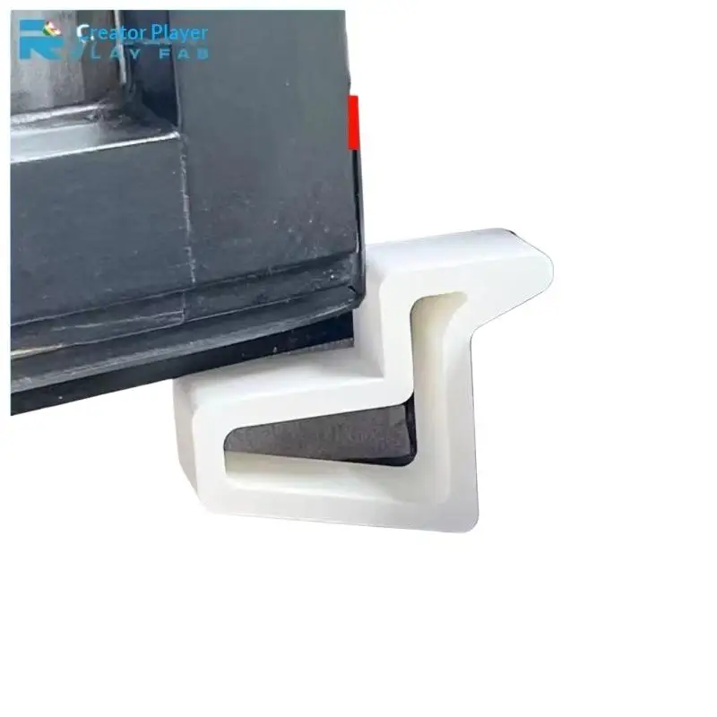 1/2/4pcs Window Stoppers Anti-Collision Door Clamps Sturdy Plastic Track Clip Fixer Balcony Isolators Indoor Ventilation Tools