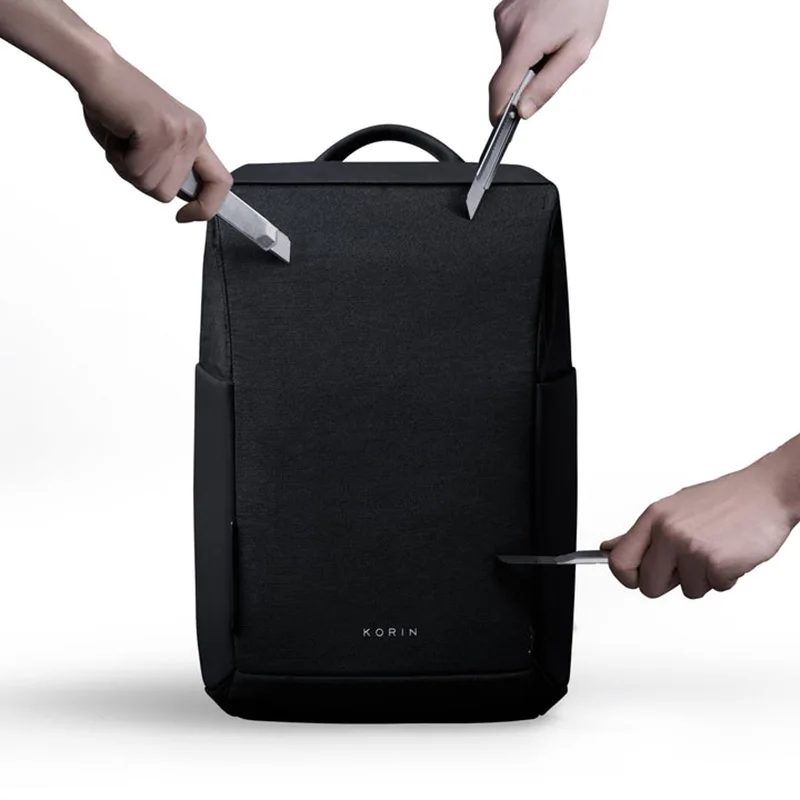 Korin SnapPack Anti-Theft Anti-Cut Waterproof Backpack,180° Open