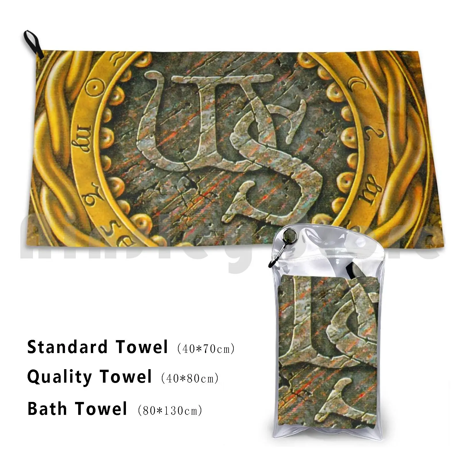 Serpens Albus Custom Towel Bath Towel Serpens Albus 1987 Whitesnake Rock 80s Rock Here I Go Again