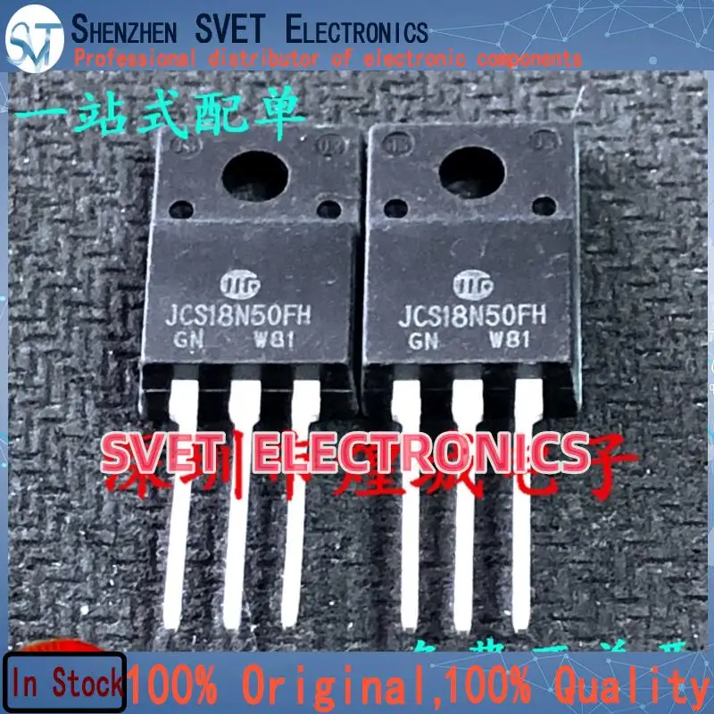 10PCS-50PCS  JCS18N50FH 18A 500V MOS TO-220F   Original In Stock Fast shipping