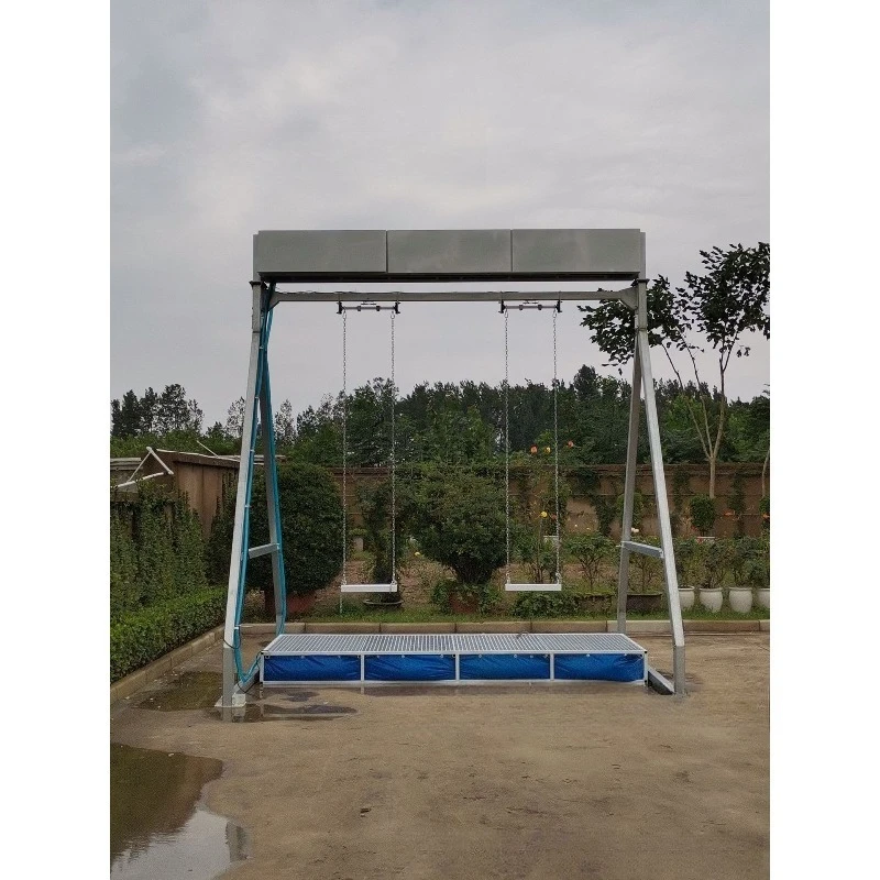 Amusement equipment toys unpowered combination swing, water curtain swing pirate ship parent-child roller coaster
