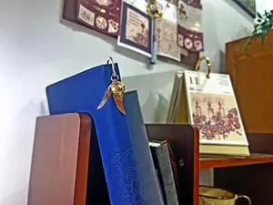 装飾品のゴールデンスニッチホグワーツとマジックアカデミーメタルブックマーク 12ベストセールスハリーポッターブックマーク-4