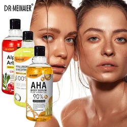 500ml AHA Hyaluronic Vitamin C Arbutin Face Body Serum correttore di macchie scure sbiancante idratante Shrink pori riparazione cura della pelle
