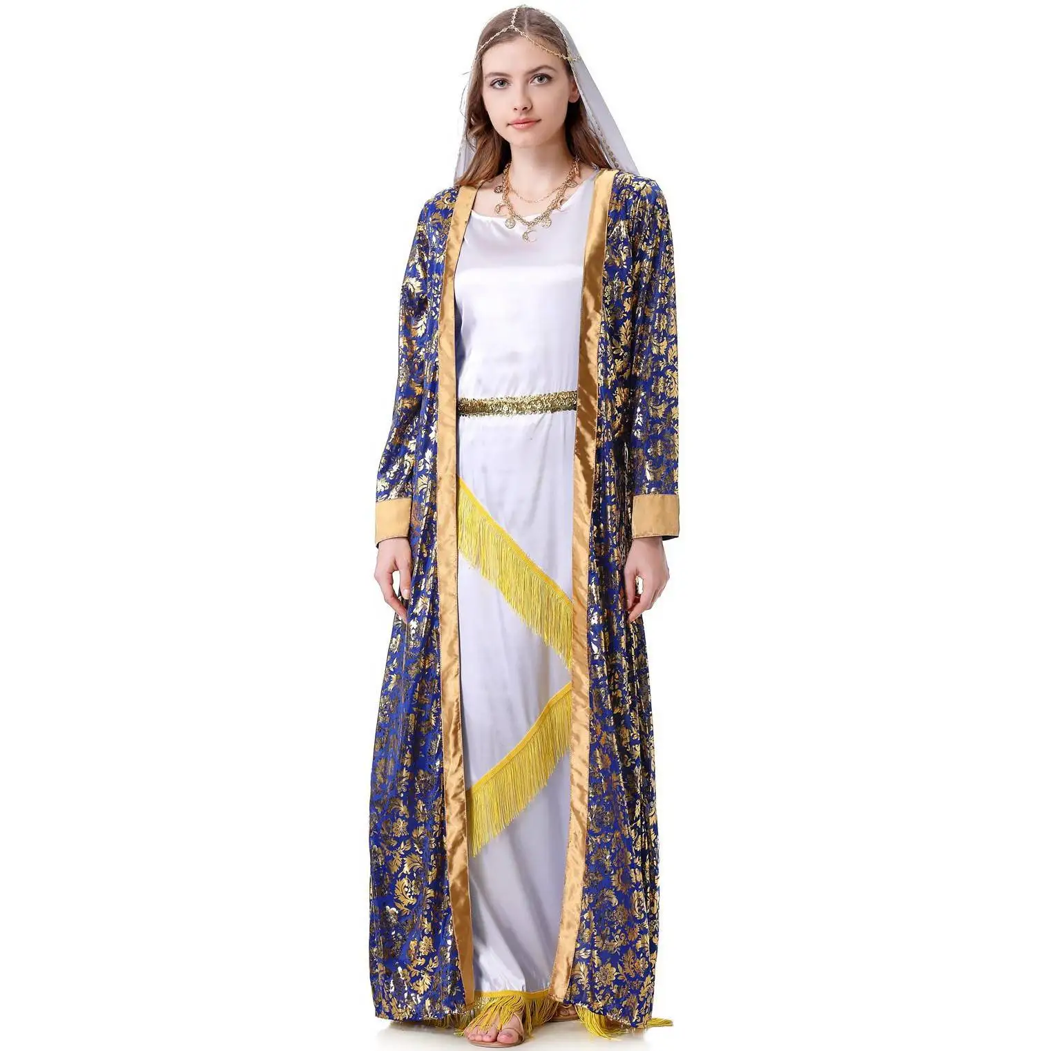 Halloween Godd Dubai S Queen Lange Robe Mittelalterliches Spielkostüm Bühnenaufführung Traditionelle chinesische ethnische Frauen...