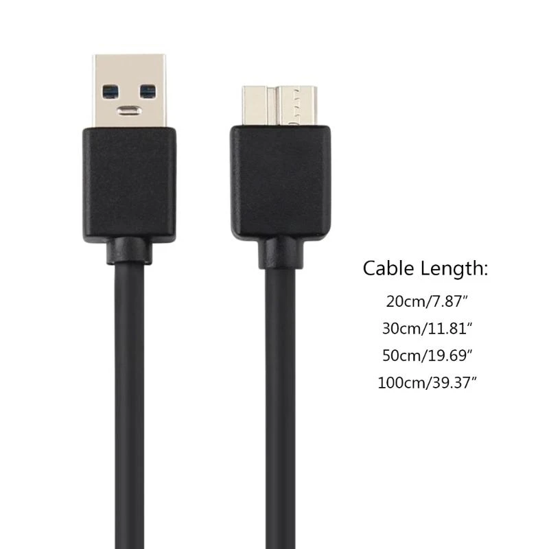 L4MD USB Ein Mann zum Mikro -B -Hochgeschwindigkeitsdatenkabeladapter für Festplattenantrieb – Detail 5