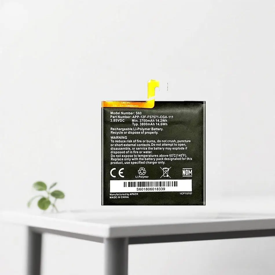 

Mobile Phone Battery For Caterpillar Cat S60 Reliable Replacement 3800Mah Fast Charging