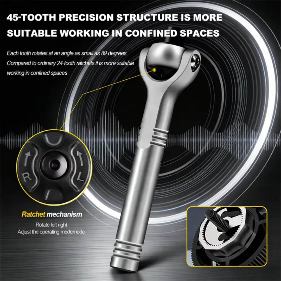 40 in 1 Multi-Function Ratchet Screwdriver Kit with Magnetic Bits – Mini Repair Tool Set for PC iPhone Home Use
