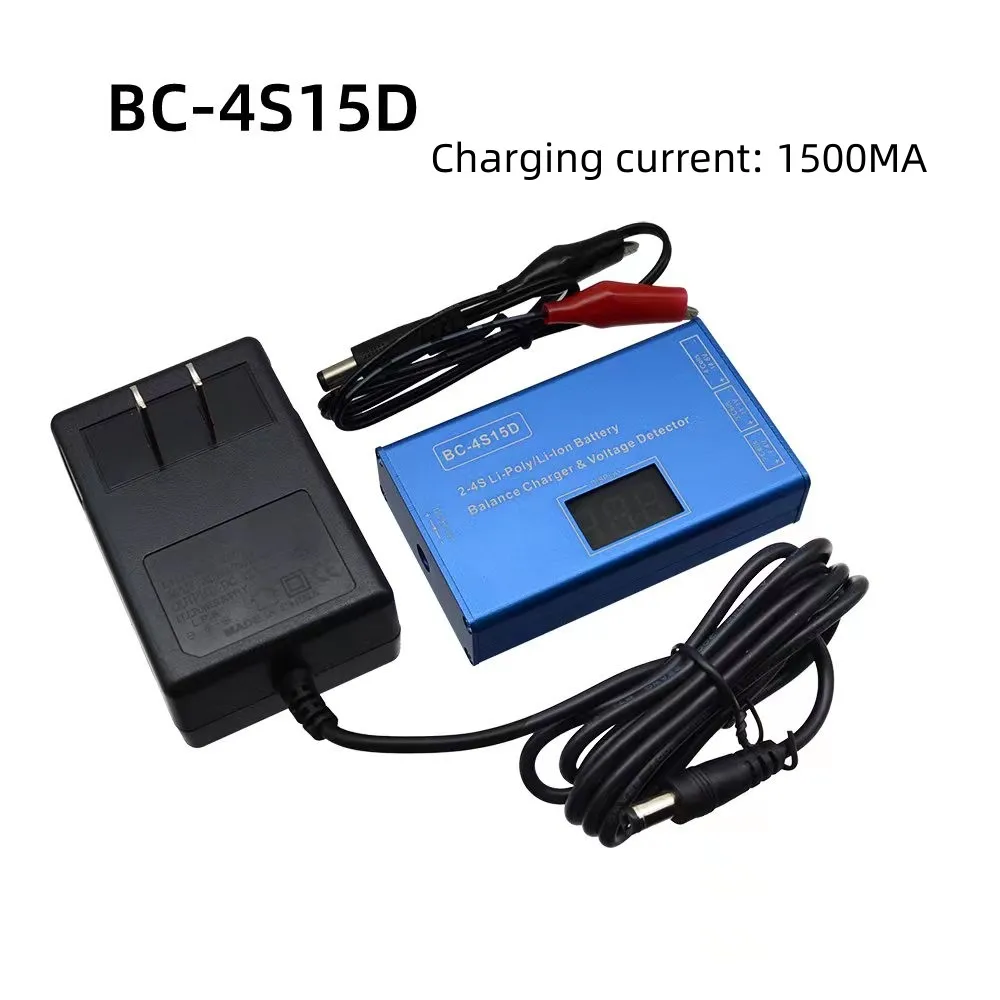 BC-4S15D/B4-800D Battery Lithium Lipo Balance Charger With Voltage Display Screen 800mA/1500mA For 2s-4s RC FPV Quadcopter Drone