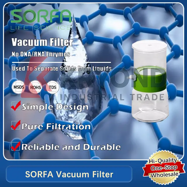 SORFA Vacuum Filter for Efficient Filtration in Laboratory and