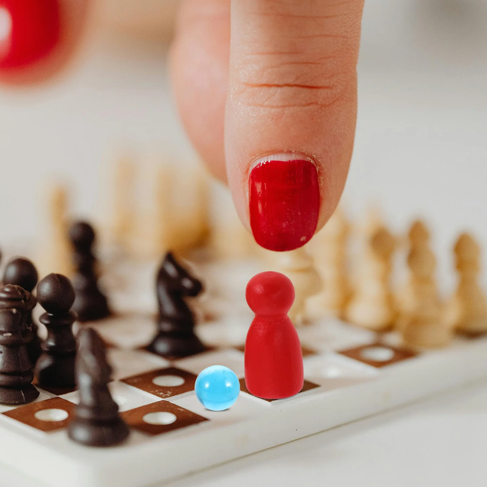 

50Pcs Colored Glass Marbles Durable Craft Beads Home Decoration Marble Games for Family Fun Glass Beads for Crafts