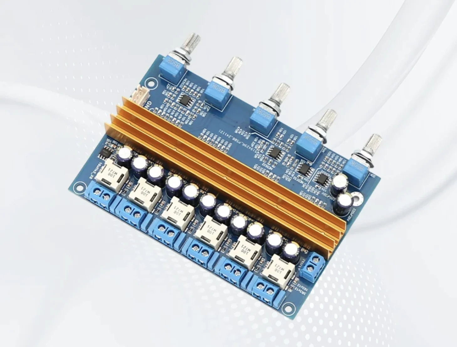 

TPA3116 HiFi Digital Amplifier Board 4.2 Channel with Dual Subwoofer Output | 100Wx2 + 50Wx4 High Power | Original TPA3116 Chip