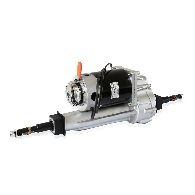 24V Transaxle 1000W 40:1 Electric Drivetrain Truck Drivetrain Rear Axle Differential for Go Kart