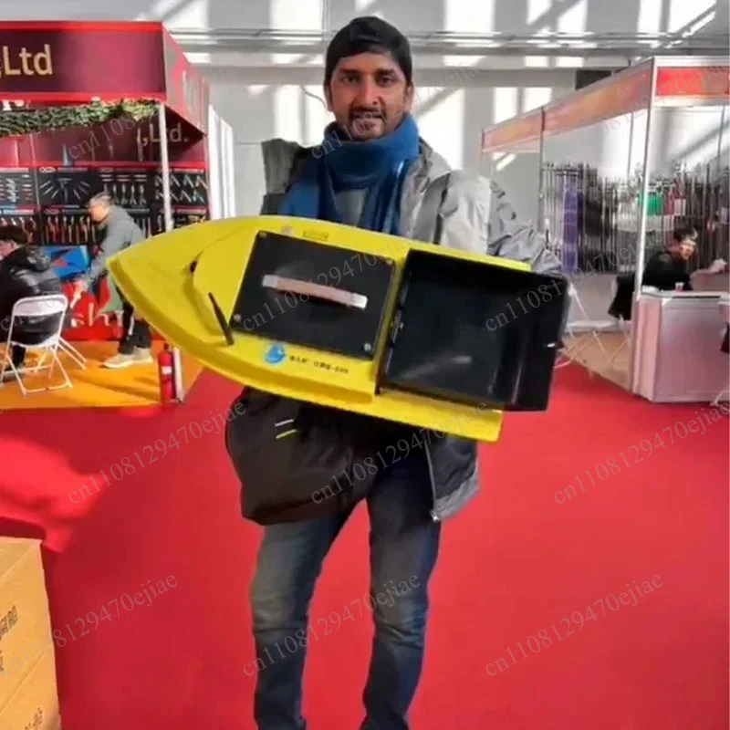 S90 12V RC GPS Bait Boat - 600m Range 5KG Load Brushless Motor with Fish Finder & One-Click Return view 2